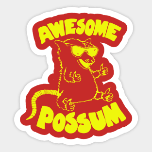 Awesome Possum Sticker